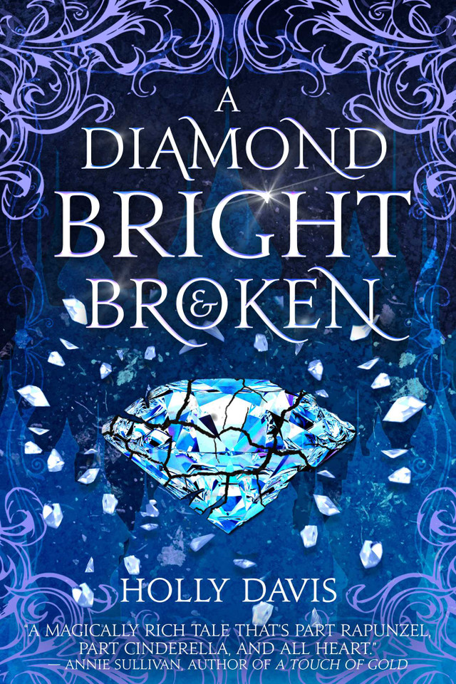 A Diamond Bright and Broken (The Gifted Mage) book cover by Holly Davis