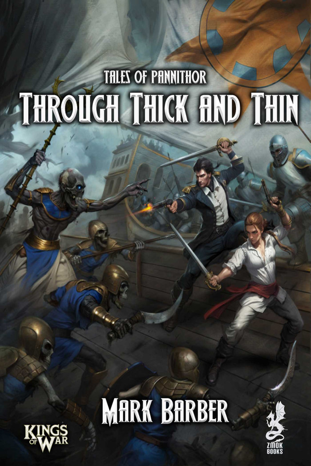 Through Thick and Thin (Tales of Pannithor) book cover by Mark Barber