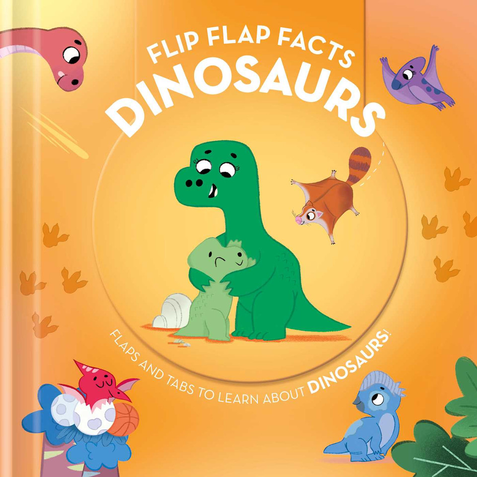 Flip Flap Facts - Dinosaurs (Flip Flap Facts) book cover by Little Genius Books