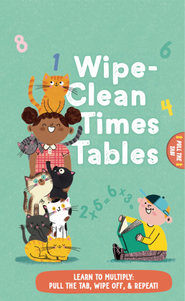 Wipe Clean Times Tables book cover by Little Genius Books