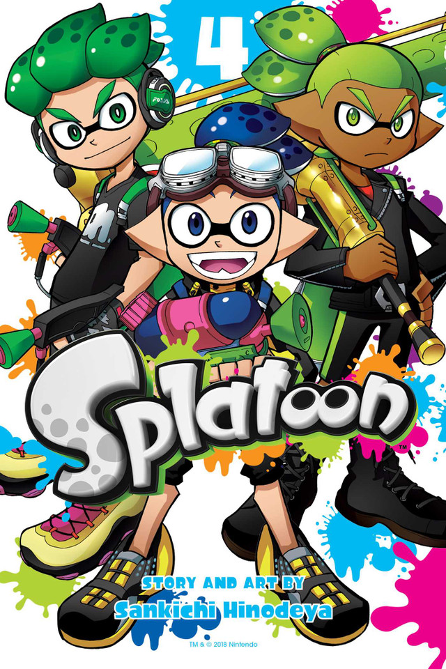 Splatoon, Vol. 4 (Splatoon) book cover by Sankichi Hinodeya