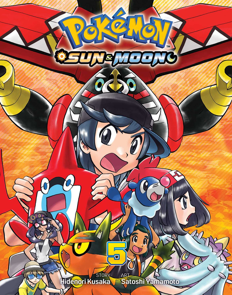 Pokémon: Sun & Moon, Vol. 5 (Pokémon: Sun & Moon) book cover by Hidenori Kusaka