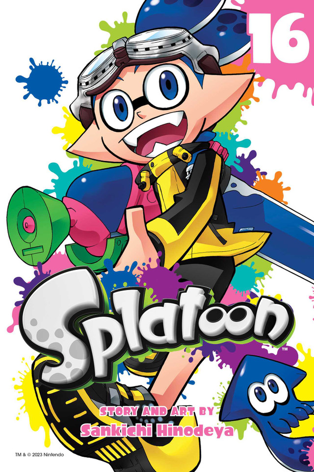 Splatoon, Vol. 16 (Splatoon) book cover by Sankichi Hinodeya