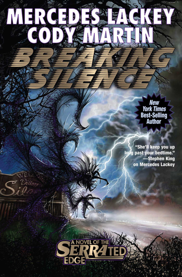 Breaking Silence (Serrated Edge) book cover by Mercedes Lackey, Cody Martin