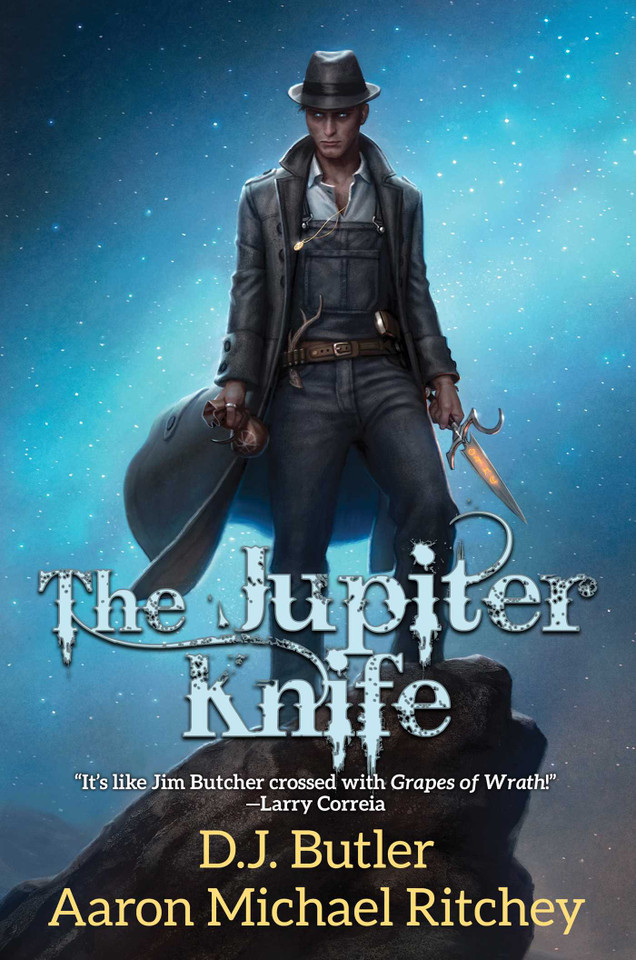 The Jupiter Knife (The Cunning Man) book cover by D.J. Butler, Aaron Michael Ritchey