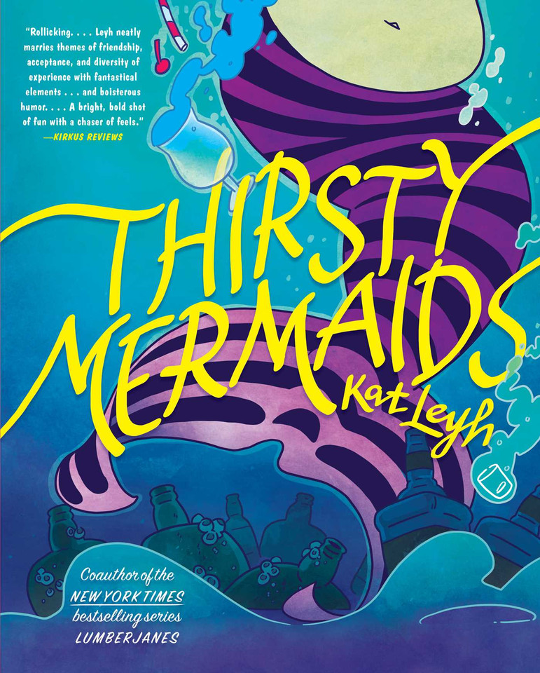 Thirsty Mermaids book cover by Kat Leyh