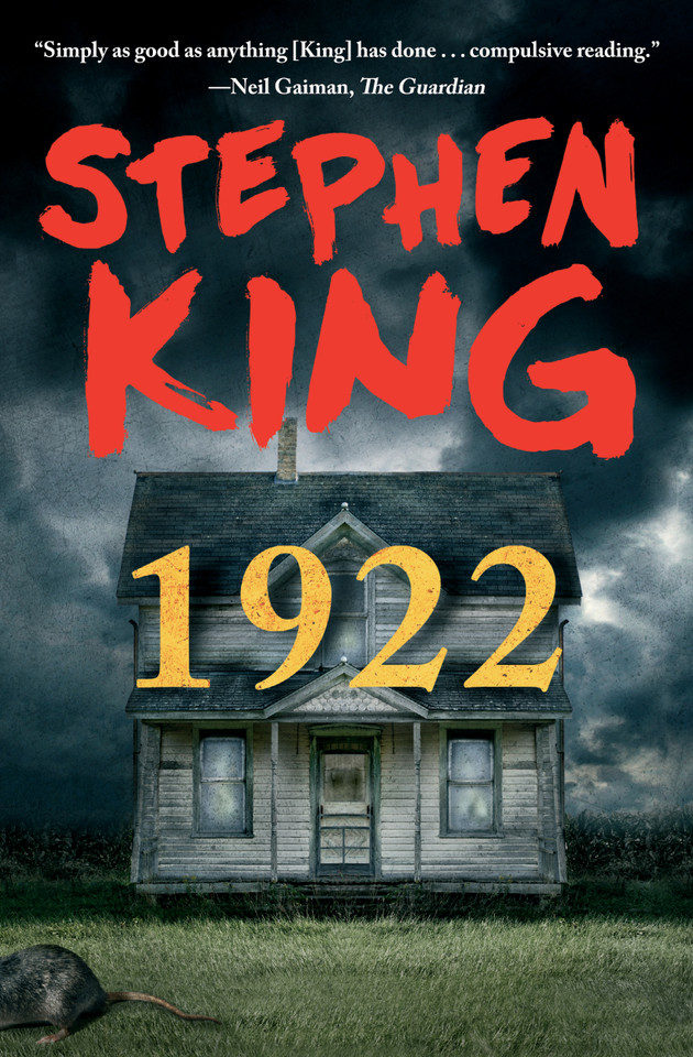 1922 book cover by Stephen King