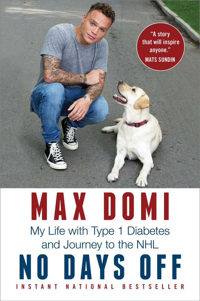No Days Off: My Life with Type 1 Diabetes and Journey to the NHL book cover by Max Domi