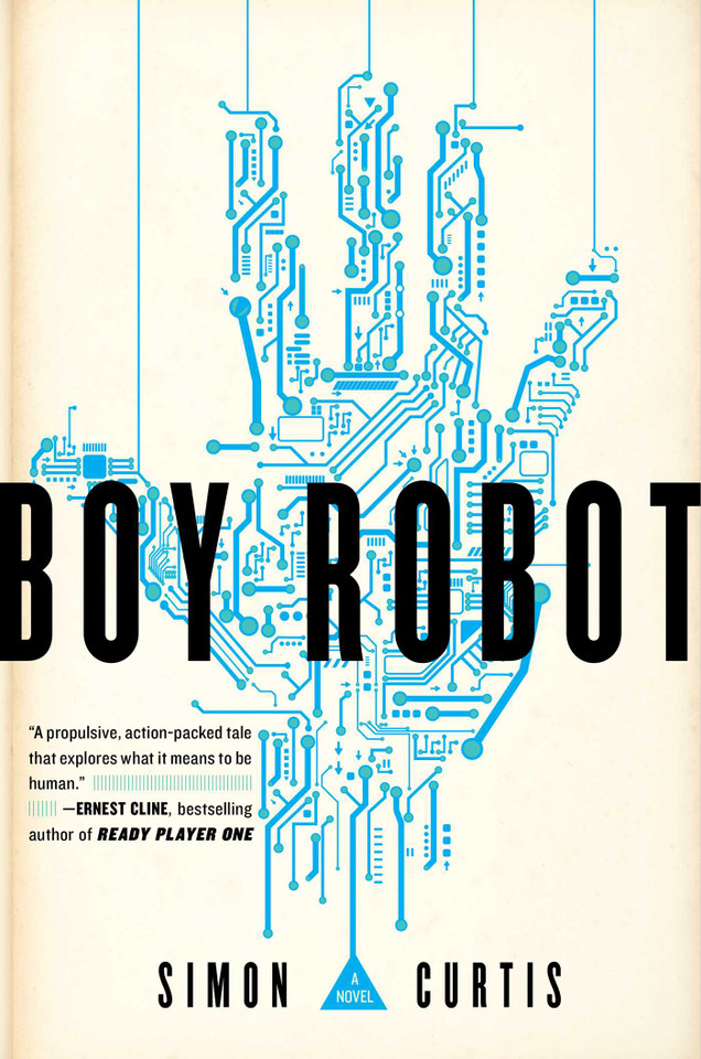 Boy Robot book cover by Simon Curtis