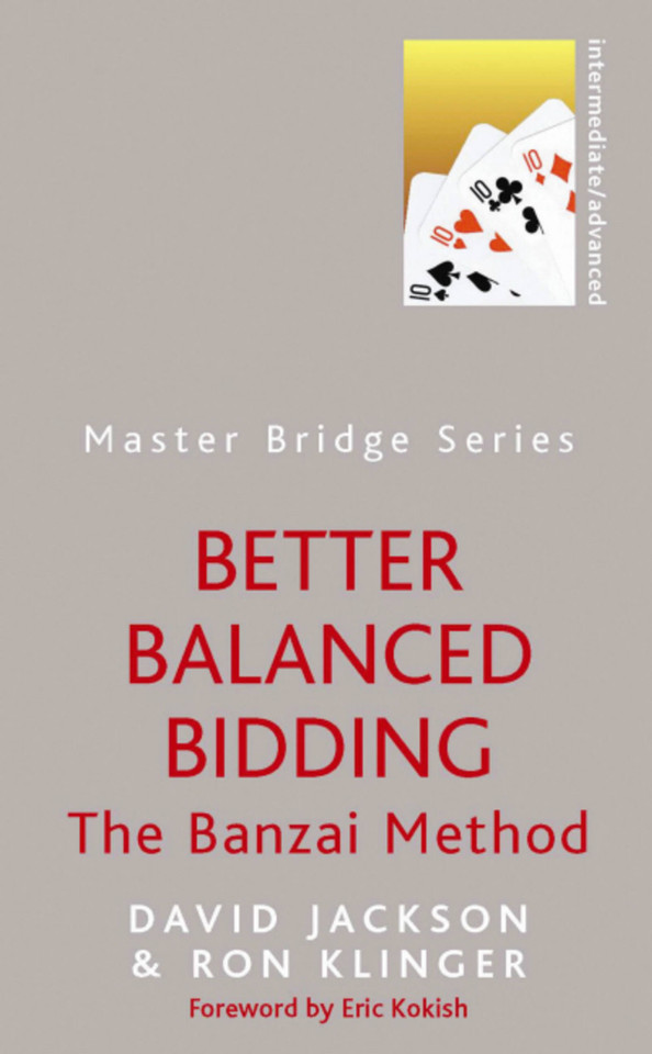 Better Balanced Bidding book cover by Ron Klinger, David Jackson