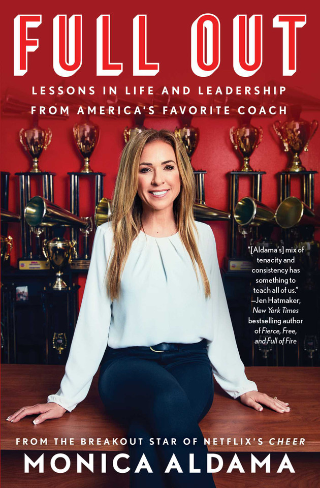 Full Out: Lessons in Life and Leadership from America's Favorite Coach book cover by Monica Aldama