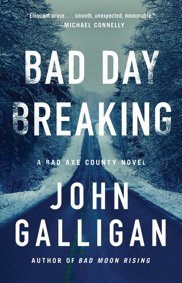 Bad Day Breaking: A Novel (A Bad Axe County Novel) book cover by John Galligan