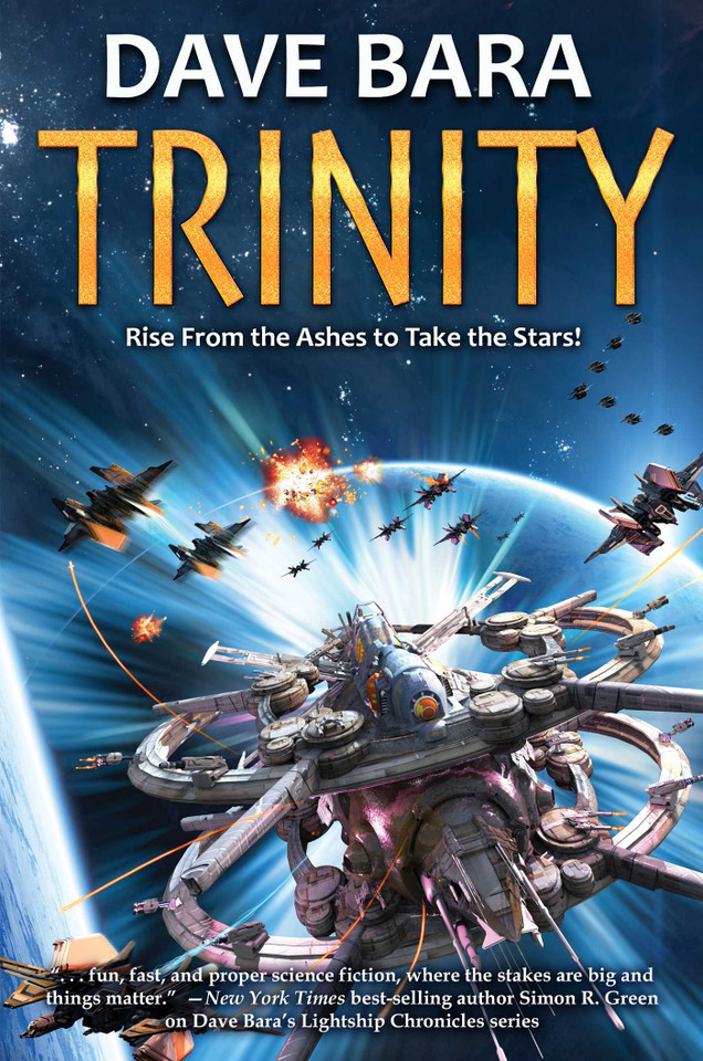 Trinity book cover by Dave Bara