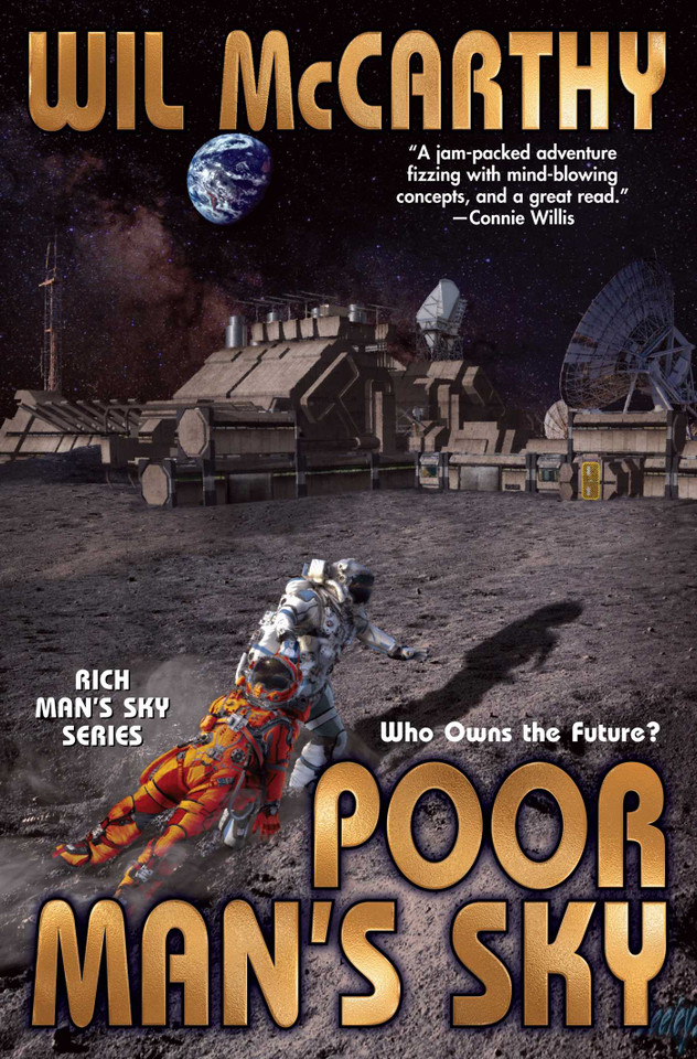 Poor Man's Sky (Rich Man's Sky) book cover by Wil Mccarthy