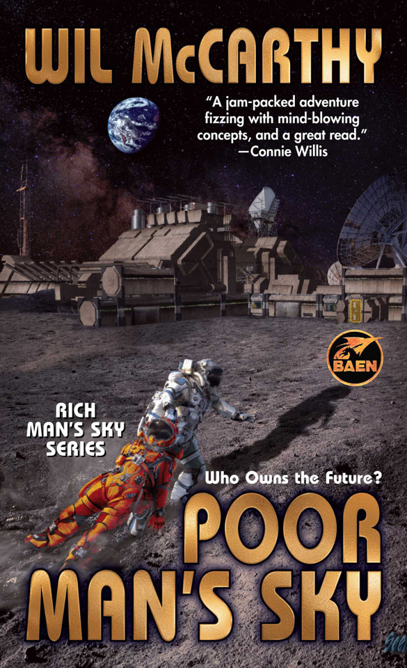 Poor Man's Sky (Rich Man's Sky) book cover by Wil Mccarthy
