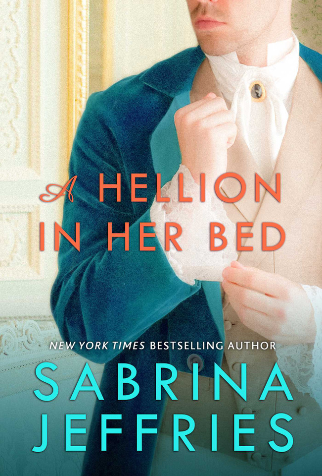 A Hellion in Her Bed (The Hellions of Halstead Hall) book cover by Sabrina Jeffries