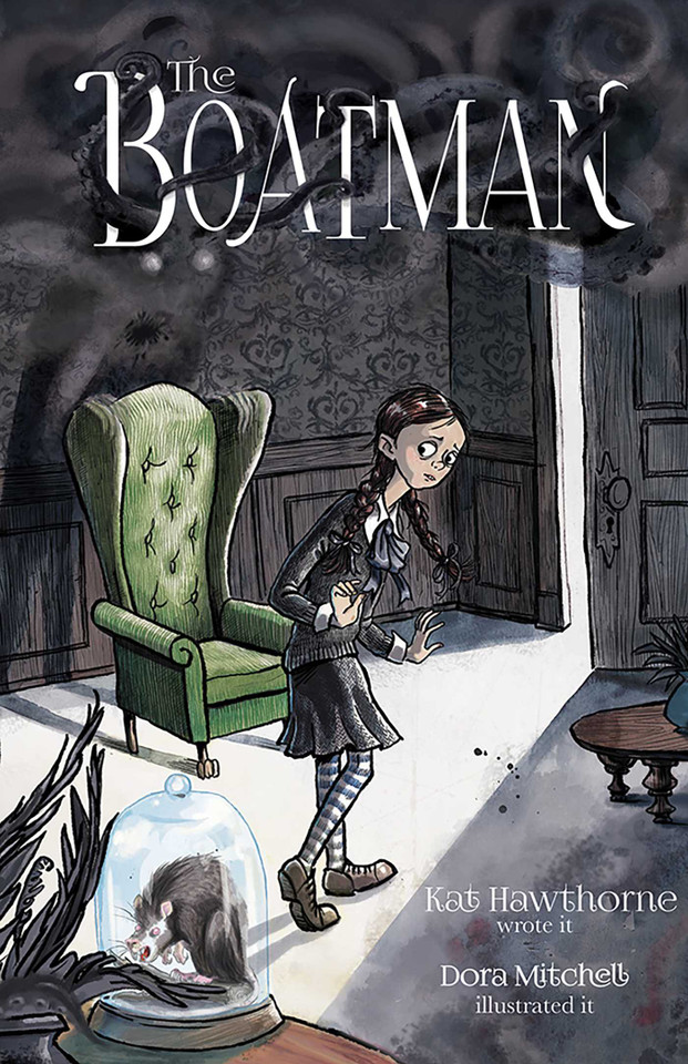 The Boatman book cover by Kat Hawthorne