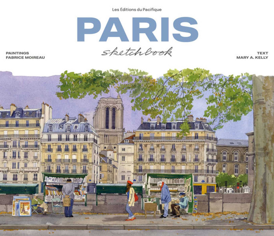 Paris Sketchbook book cover by Mary Kelly