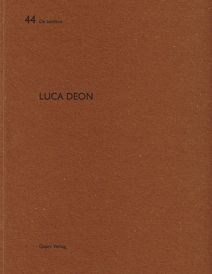 Luca Deon: De aedibus 44 (De aedibus) book cover by Peter Omachen, Riklef Rambow