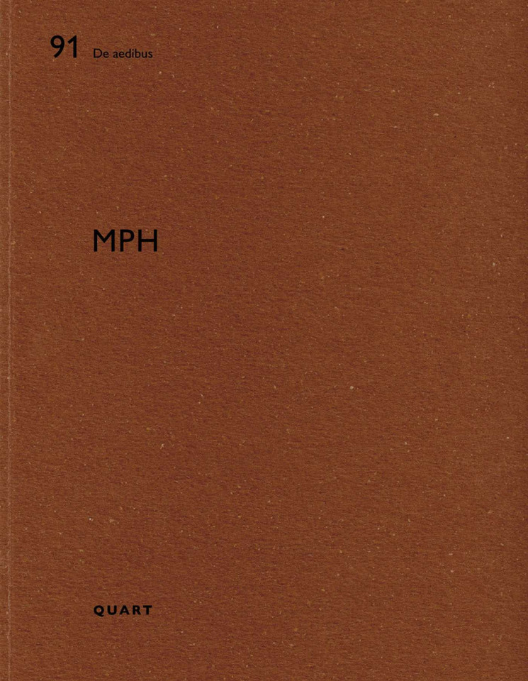 MPH: De aedibus 91 (De aedibus) book cover by Heinz Wirz