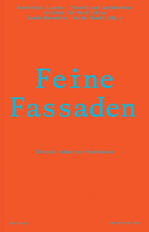 Feine Fassaden: Tektonik Schweizer Stadthäuser book cover by 