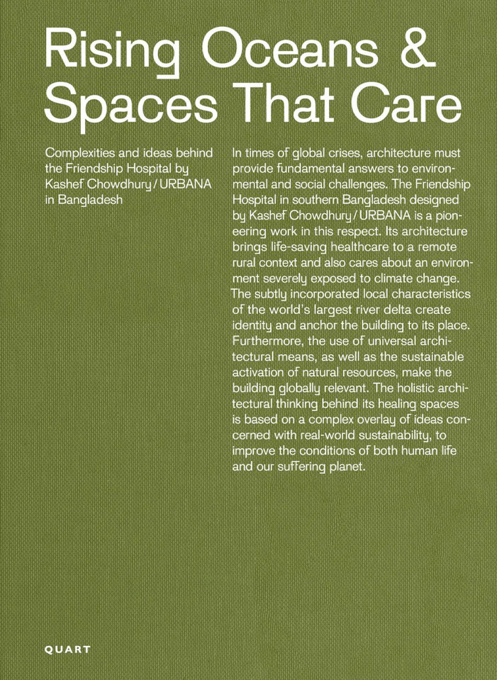Rising Oceans & Spaces That Care: Complexities and ideas behind the Friendship Hospital by Kashef Chowdhury / URBANA in Bangladesh book cover by 