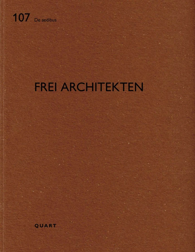 Frei Architekten: De aedibus (De aedibus) book cover by 