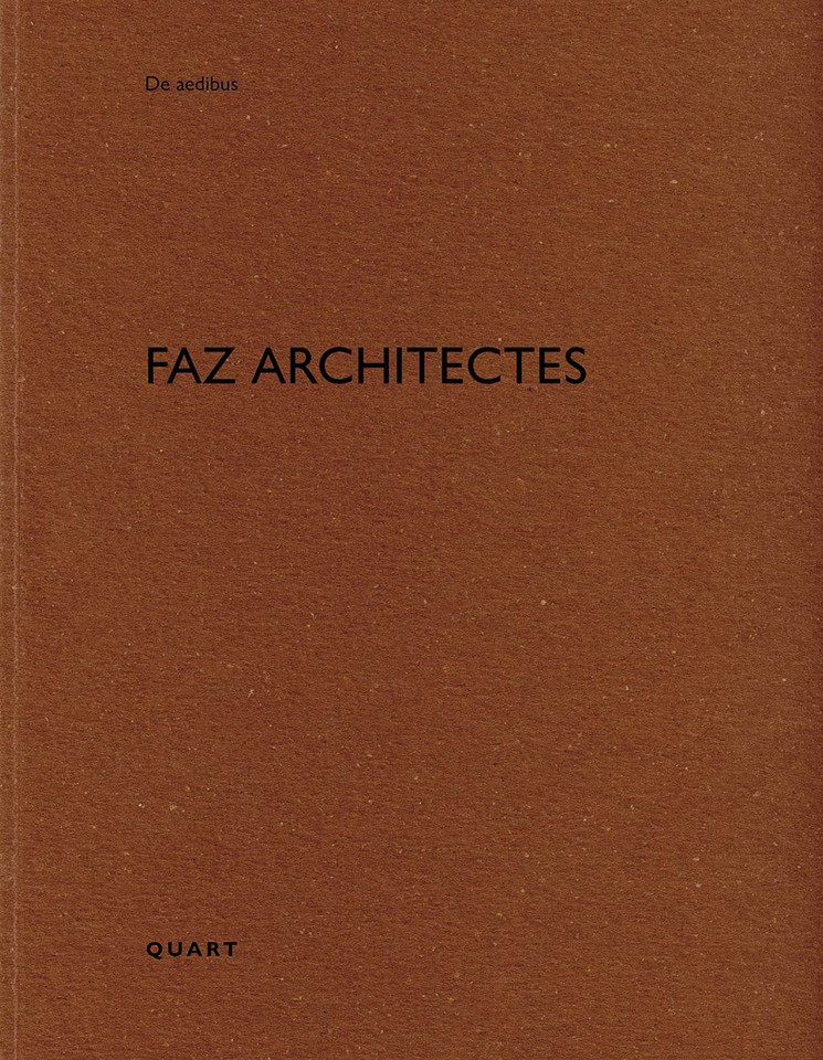 FAZ architectes: De aedibus (De aedibus) book cover by 