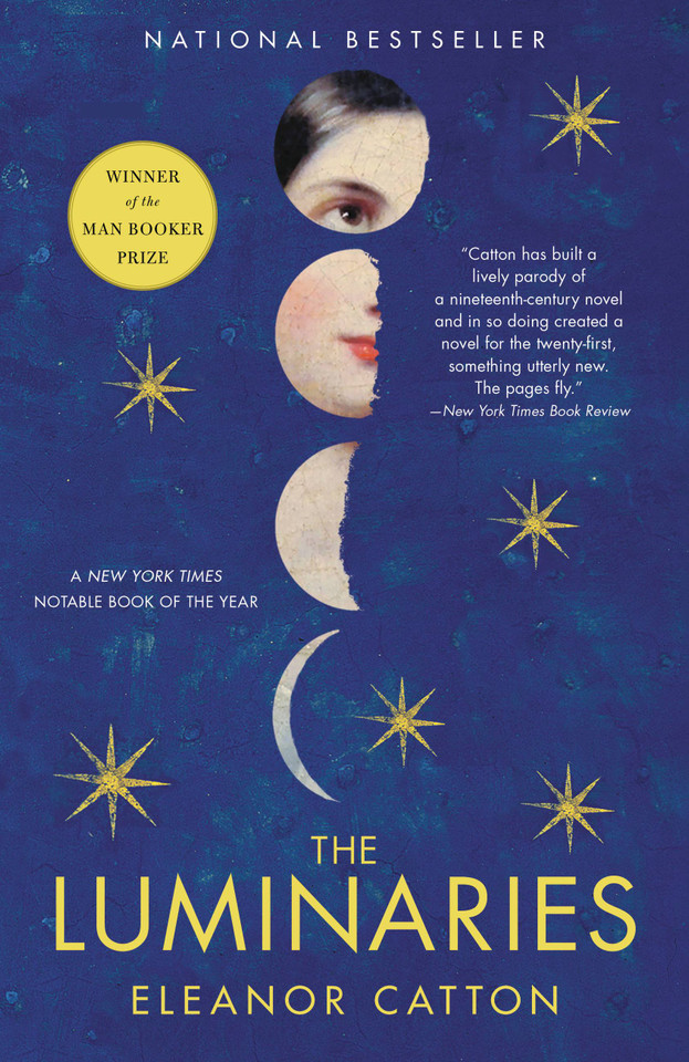 The Luminaries book cover by Eleanor Catton