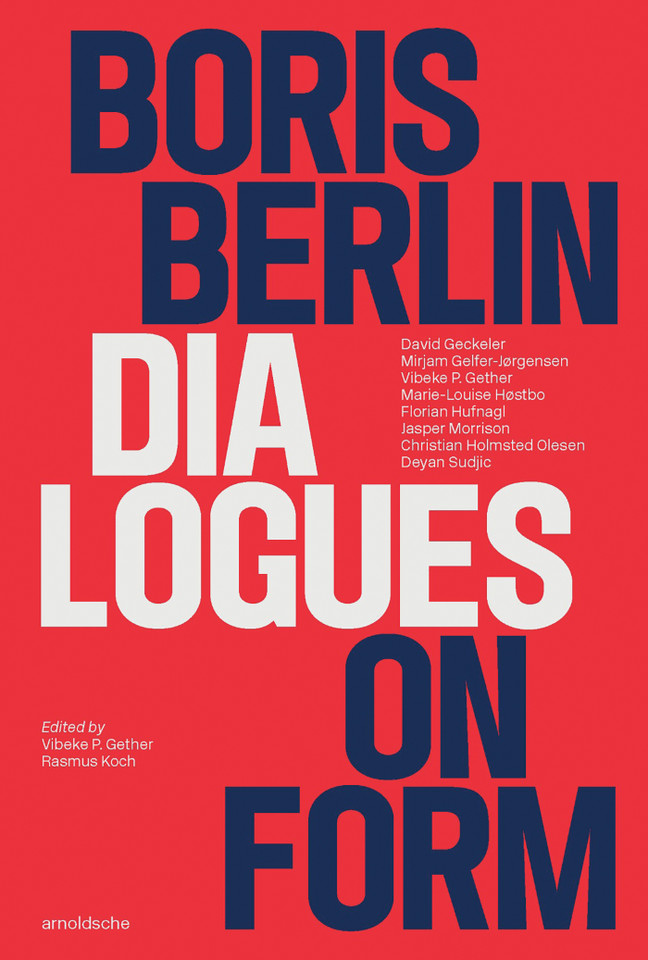 Boris Berlin: Dialogues on Form book cover by 