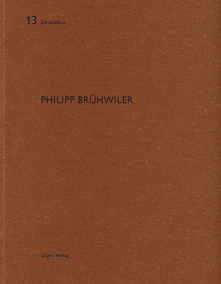 Philipp Brühwiler: De aedibus 13 (De aedibus) book cover by 