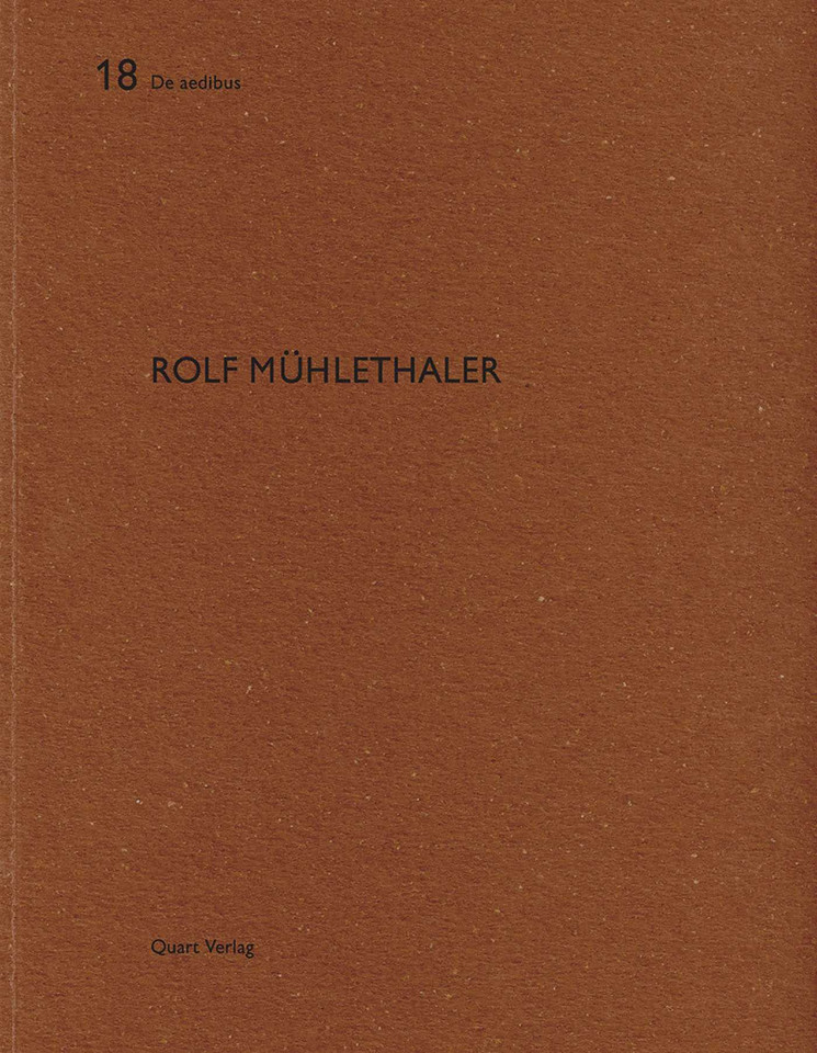 Rolf Mühlethaler: De aedibus 18 (De aedibus) book cover by 