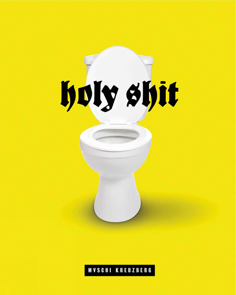 Holy Shit book cover by Muschi Kreuzberg