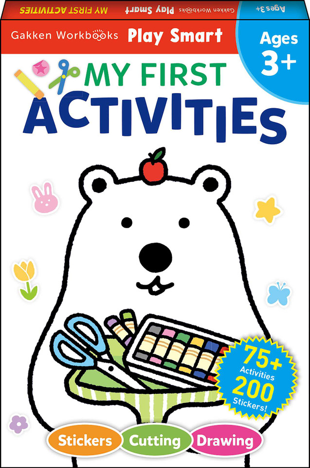 Play Smart MY FIRST ACTIVITIES 3+: Fine Motor Skill Builders!  Cutting, Drawing & More (Play Smart My First) book cover by Gakken early childhood experts