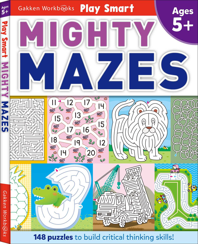 Play Smart Mighty Mazes (Play Smart) book cover by Gakken early childhood experts