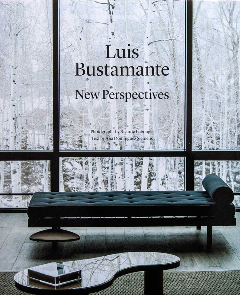 Luis Bustamante: New Perspectives book cover by Ana Dominguez-Siemens, Gabriela Garza, Zelika Garcia