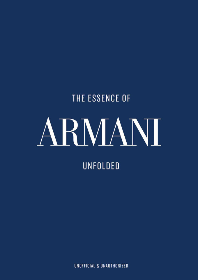 The Essence of Armani: Unfolded (The Essence Of) book cover by Kelly  Reising