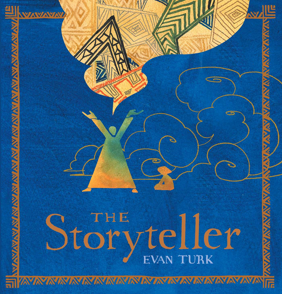 The Storyteller book cover by Evan Turk