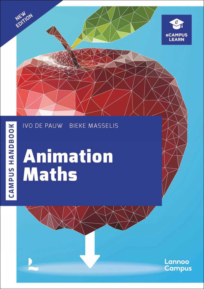 Animation Maths book cover by Ivo De Pauw, Bieke Masselis