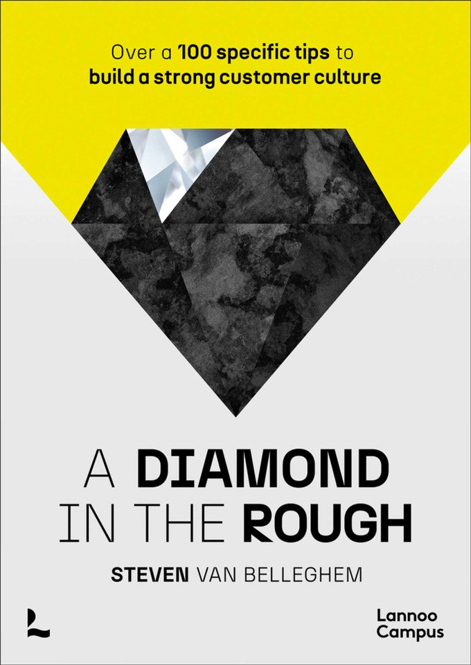 A diamond in the rough: Over a 100 specific tips to build a strong customer culture book cover by Steven Belleghem