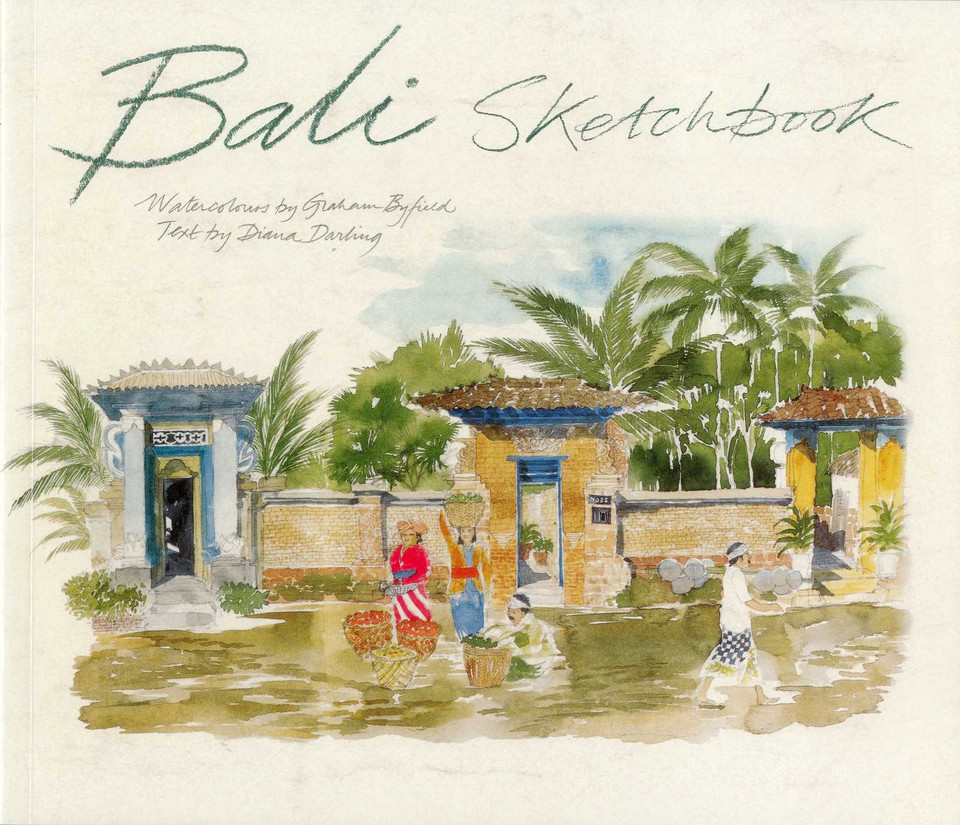 Bali Sketchbook book cover by Graham Byfield
