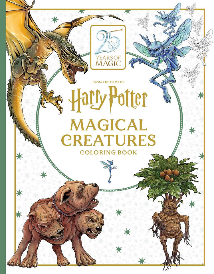 Harry Potter: Magical Creatures Coloring Book book cover by Insight Editions