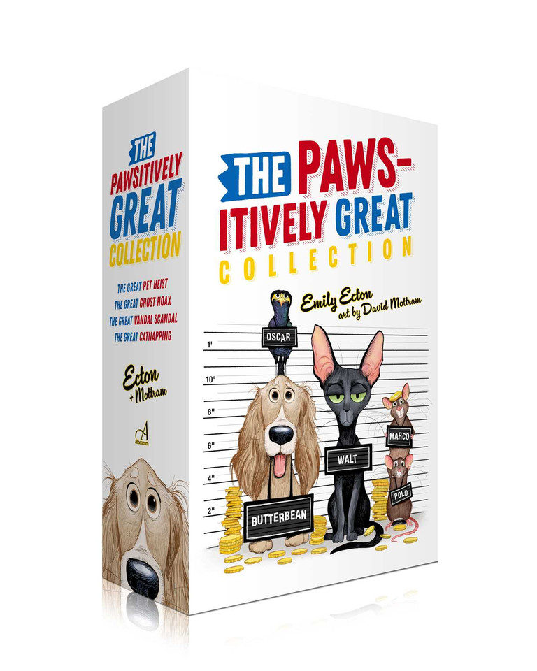 The Pawsitively Great Collection (Boxed Set): The Great Pet Heist; The Great Ghost Hoax; The Great Vandal Scandal; The Great Catnapping (The Great Pet Heist) book cover by Emily Ecton