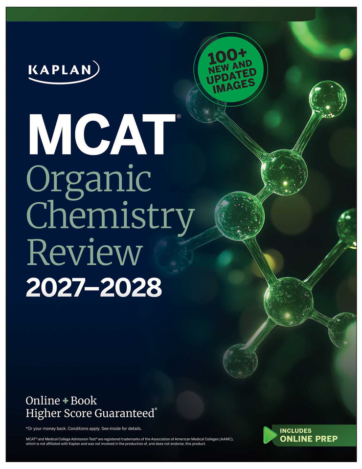 MCAT Organic Chemistry Review 2027-2028: Online + Book (Kaplan Test Prep) book cover by Kaplan Test Prep
