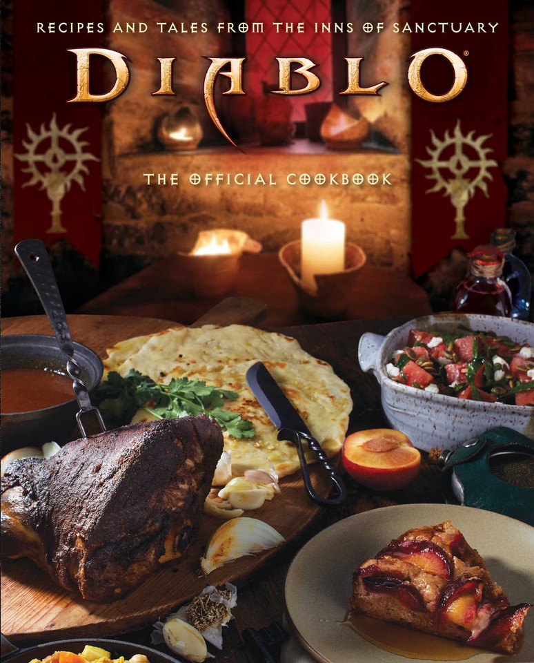 Diablo: The Official Cookbook: Recipes and Tales from the Inns of Sanctuary book cover by Andy Lunique, Rick Barba