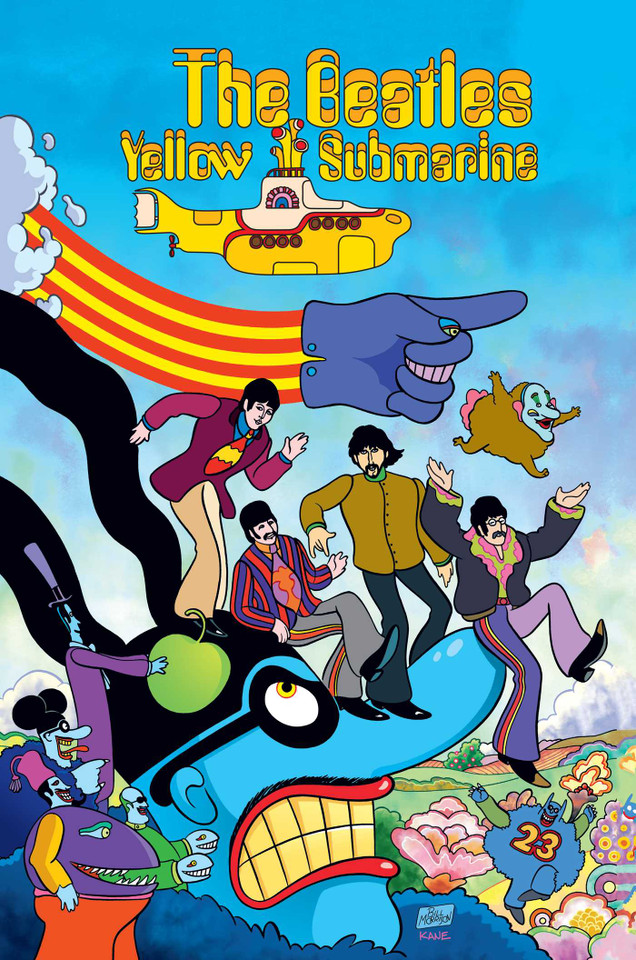 The Beatles Yellow Submarine book cover by Bill Morrison