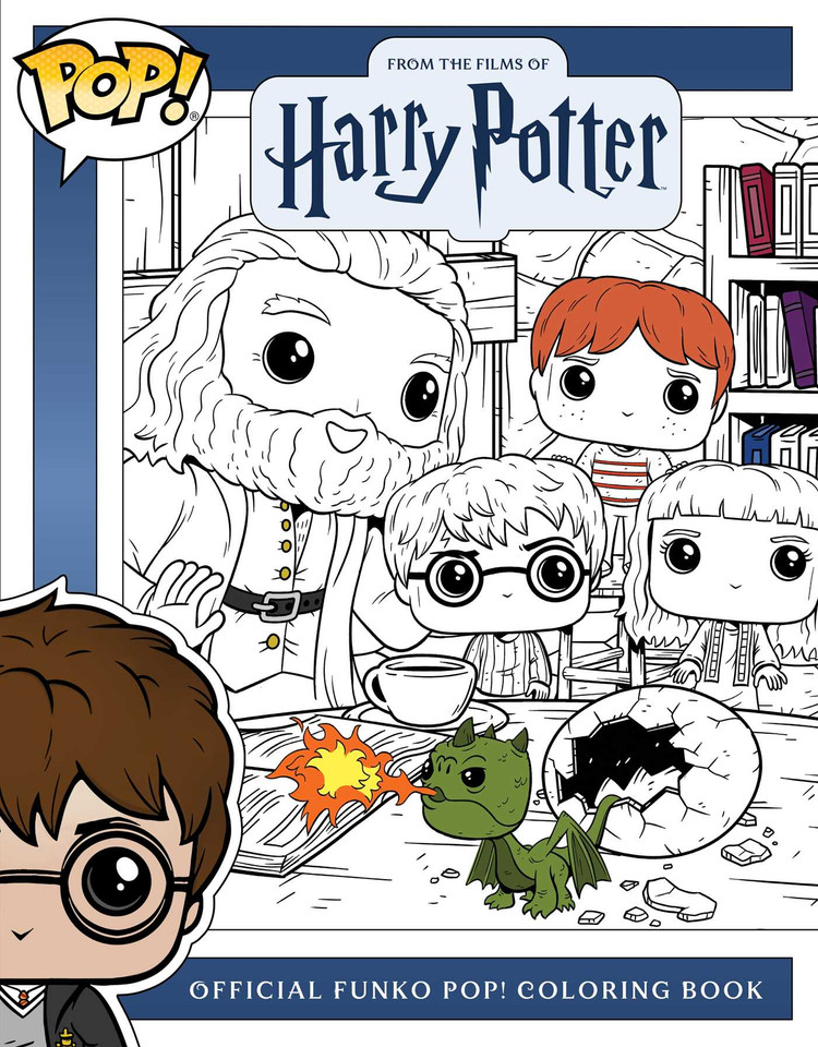 The Official Funko Pop! Harry Potter Coloring Book (Harry Potter) book cover by Insight Editions