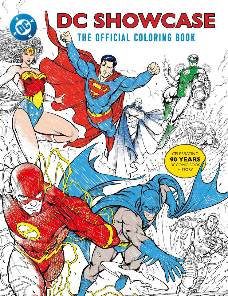 DC Showcase: The Official Coloring Book book cover by Insight Editions