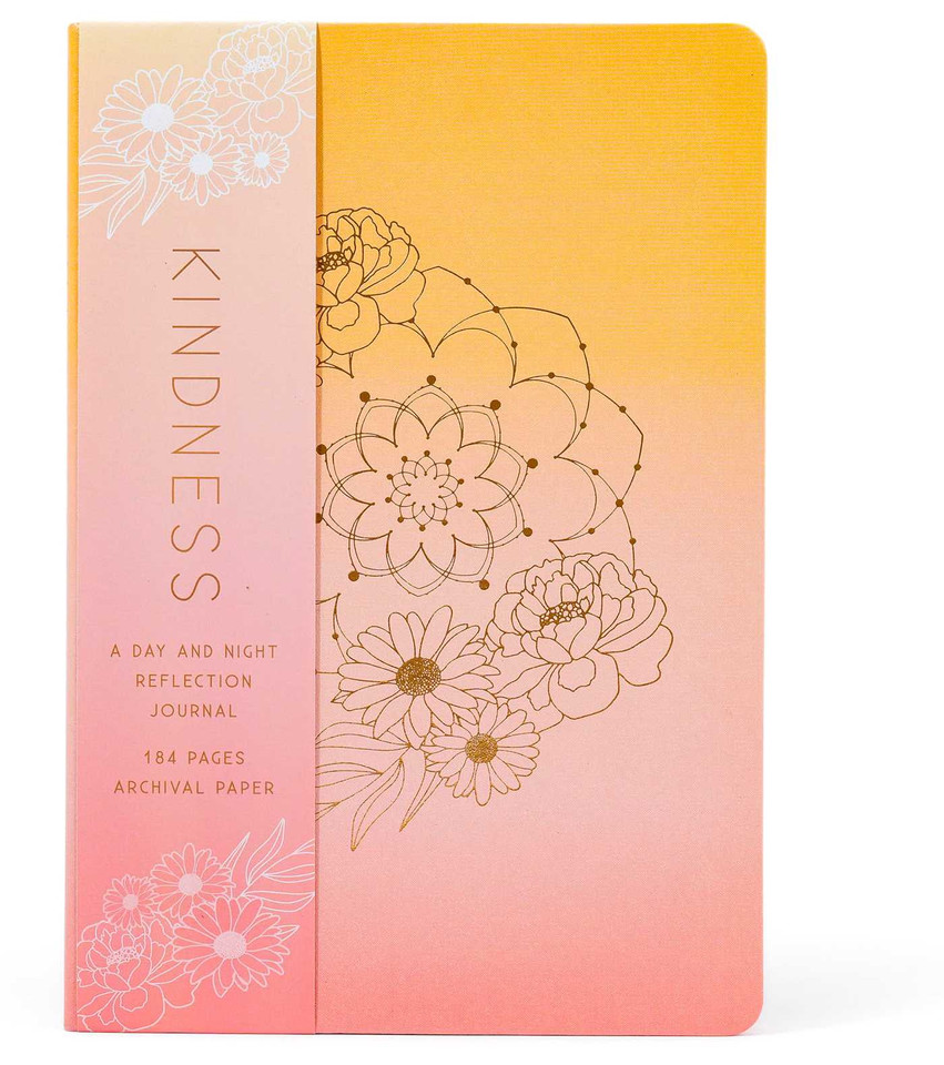 Kindness: A Day and Night Reflection Journal (Inner World) book cover by Insight Editions