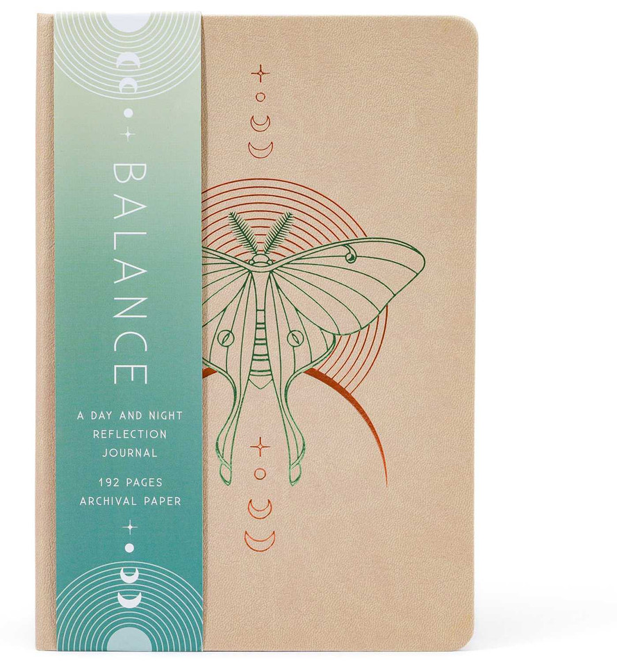 Balance: A Day and Night Reflection Journal (90 Days) (Inner World) book cover by Insight Editions